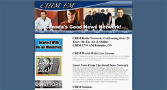 Desktop Screenshot of chimfm.com